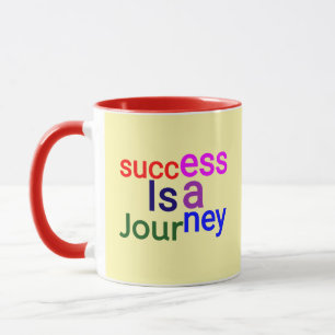 Mug Le succès est un voyage - Motivation