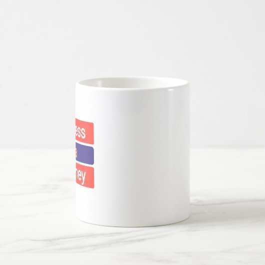 Mug Le succès est un voyage - Motivation (Centre)