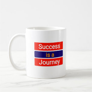 Mug Le succès est un voyage - Motivation