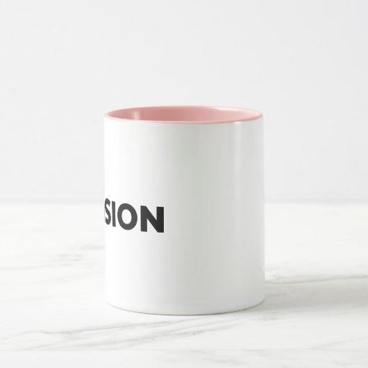 Mug Le succès est une boule de décision (Centre)