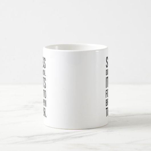 Mug Le succès ne s'arrête pas - Motivation énorme (Centre)