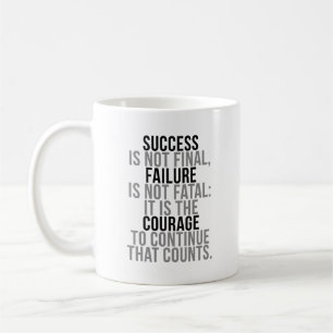 Mug Le succès n'est pas définitif