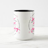 Mug Le sucre de canne à café aide à tout (Centre)