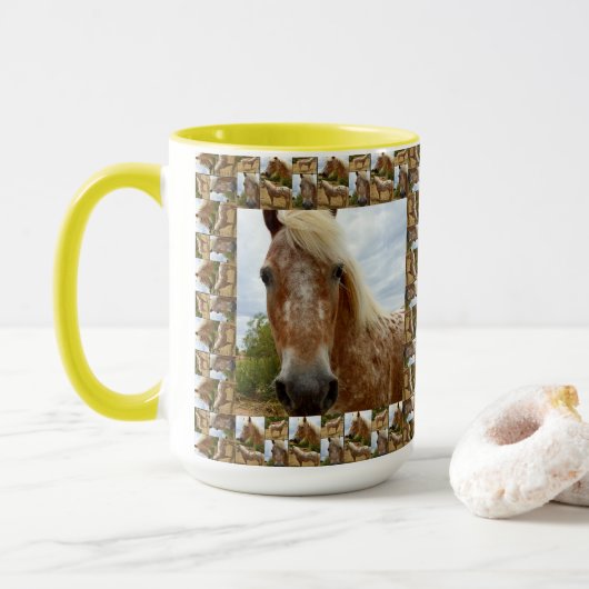 Mug "Le sucre : la grâce de l'Appaloosa" (Avec donut)