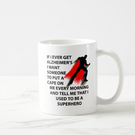 Mug Le super-héros de la maladie d'Alzheimer, la boue (Droite)
