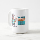 Mug Le super vrai père cool (Devant gauche)