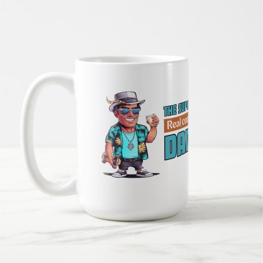 Mug Le super vrai père cool (Gauche)