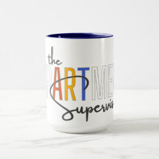 Mug Le superviseur du département, professeur d'art