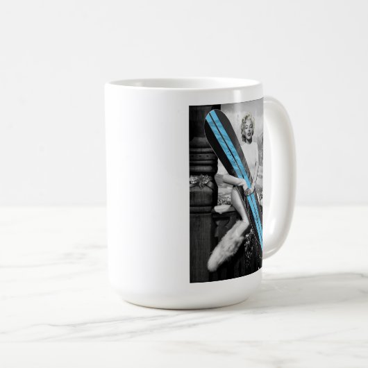 Mug Le surf des neiges de Marilyn (Devant droit)