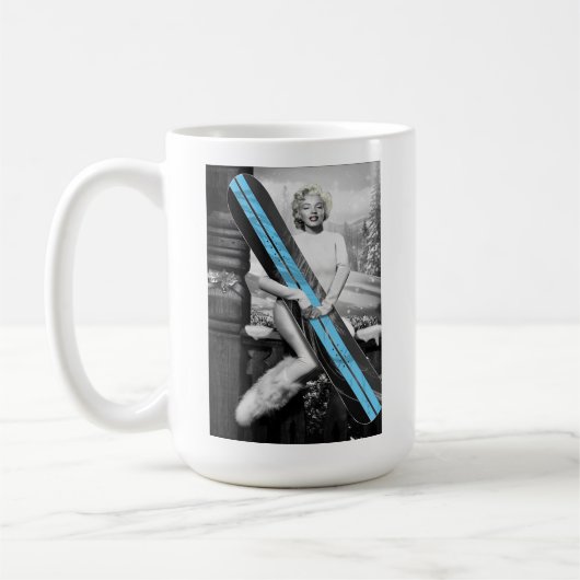 Mug Le surf des neiges de Marilyn (Gauche)