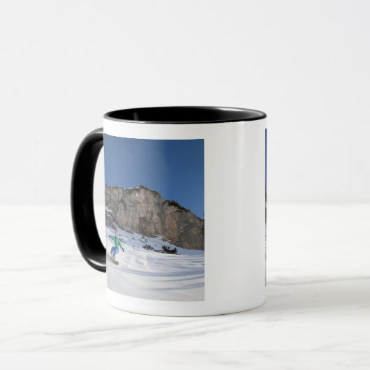 Mug Le surfeur libèrent l'équitation (Devant gauche)
