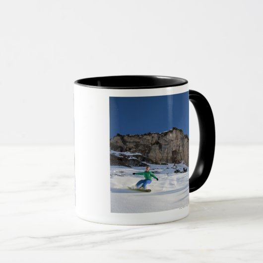 Mug Le surfeur libèrent l'équitation (Devant droit)