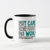 Mug Le survivant de cancer du col de l'utérus qu'il (Gauche)