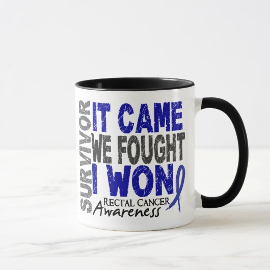Mug Le survivant de cancer du rectum qu'il est venu (Droite)