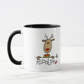Mug le T-shirts et les cadeaux de renne (Gauche)