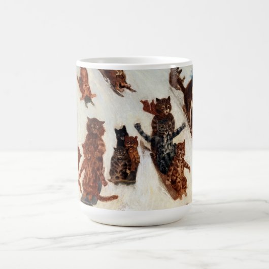 Mug Le Tabby Toboggan Club par Louis William Wain (Centre)