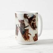 Mug Le Tabby Toboggan Club par Louis William Wain (Devant droit)