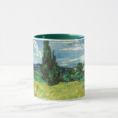 Mug Le tableau de Vincent van Gogh, Champ vert, (Centre)