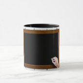 Mug Le tableau noir vide, ajoutent votre texte (Centre)