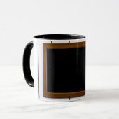 Mug Le tableau noir vide, ajoutent votre texte (Devant gauche)