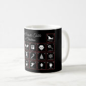Mug Le Tableau Périodique de Noël (Devant droit)