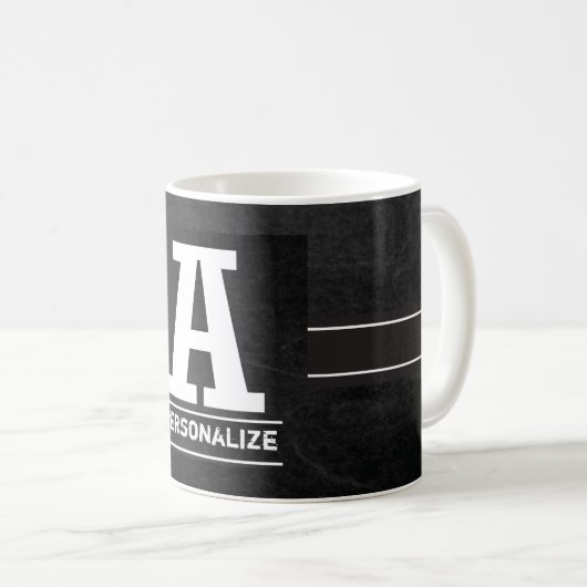 Mug Le tableau | tout de monogramme marque avec des (Devant droit)