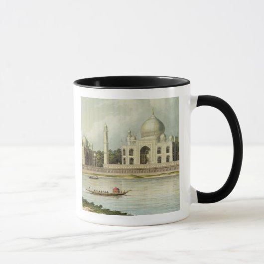 Mug Le Taj Mahal, tombe de l'empereur Shah Jehan et (Droite)