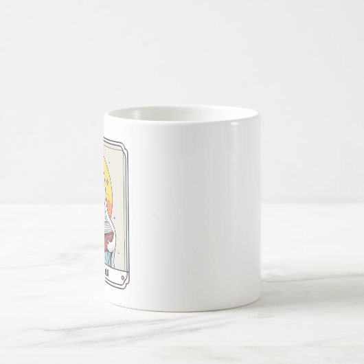 Mug Le tarot fantôme du lecteur (Centre)