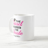 Mug Le Tassel Vaut La Diplôme Hassle (Devant gauche)