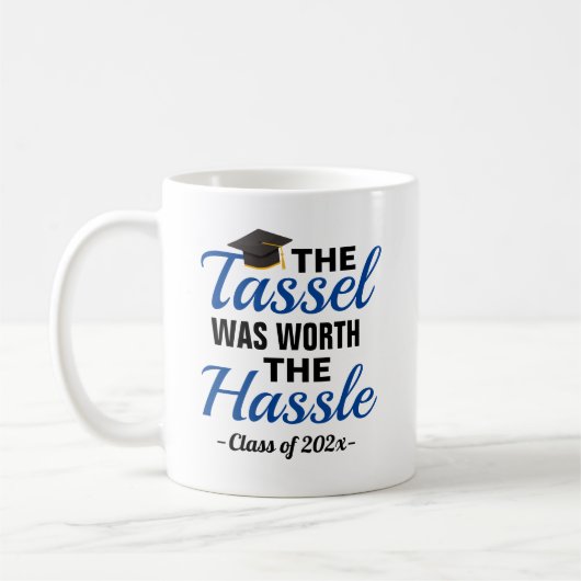Mug Le Tassel Vaut La Diplôme Hassle (Gauche)