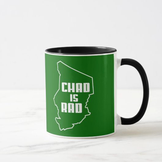 Mug Le Tchad est contour de rad (Droite)