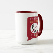 Mug Le téléphone ne sonne pas, c'est moi Sarcasme (Devant droit)