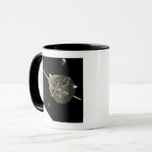 Mug Le télescope spatial Hubble en orbite au-dessus de (Devant gauche)