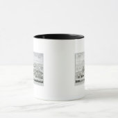 Mug Le temple copié d'une conception sur une médaille (Centre)