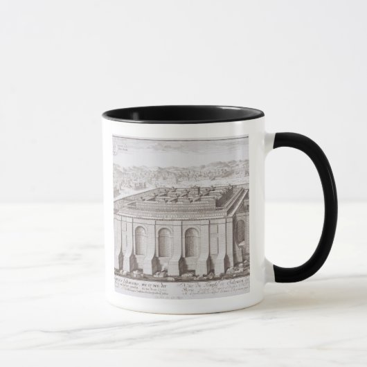 Mug Le temple de Solomon, Jérusalem, de 'Entwurf E-I (Droite)