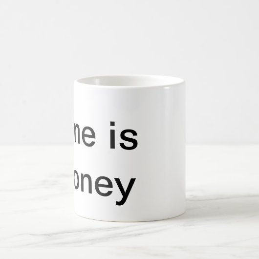 Mug Le temps, c'est l'argent qui bat (Centre)