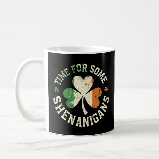 Mug Le temps de la Saint Patrick pour certains Shenani (Gauche)