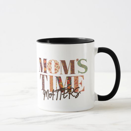 Mug Le temps de maman compte - Les congés d'automne Sa (Droite)