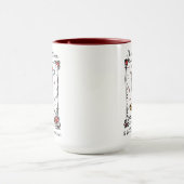 Mug Le temps de Noël est meilleur avec le vin (Centre)