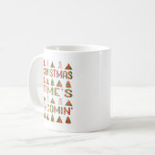 Mug Le temps de Noël est une vilaine boug moche (Devant gauche)