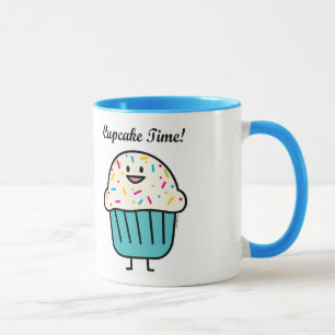 Mug Le temps de petit gâteau avec arrose le fondant