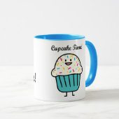 Mug Le temps de petit gâteau avec arrose le fondant (Devant droit)