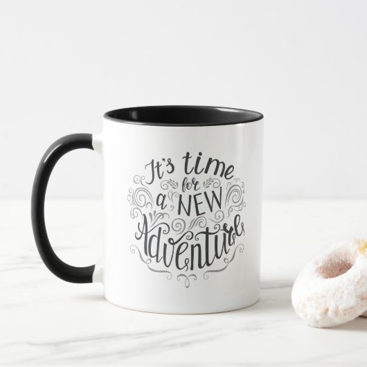 Mug - Le temps d'une nouvelle aventure (Avec donut)