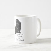 Mug Le temps passé avec des chats n'est jamais perdu C (Devant droit)