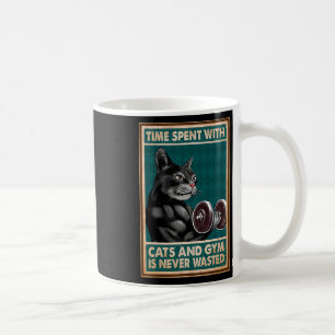 Mug Le Temps Passé Avec Les Chats Et La Salle De Sport