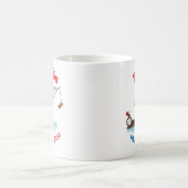 Mug Le temps passe vite quand on pêche (Centre)