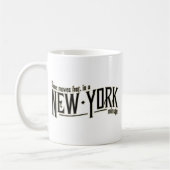 Mug Le temps se déplace rapidement dans une minute de (Gauche)