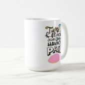 Mug Le temps vole quand tu as la Pan (Devant droit)