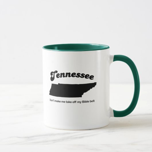 Mug Le Tennessee - ceinture de bible (Droite)