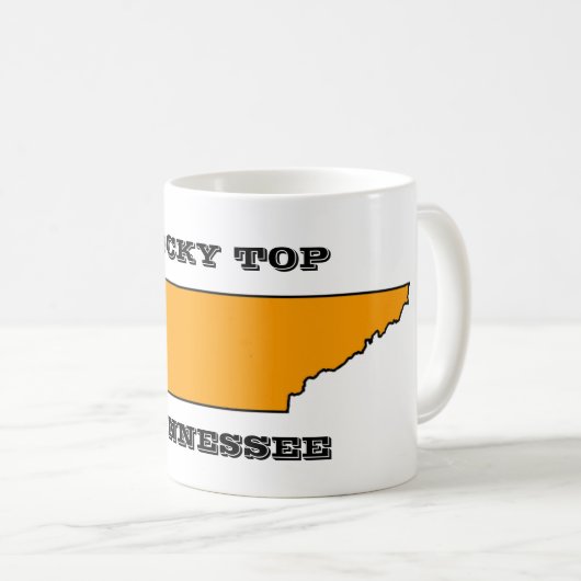 Mug Le Tennessee supérieur rocheux (Devant droit)